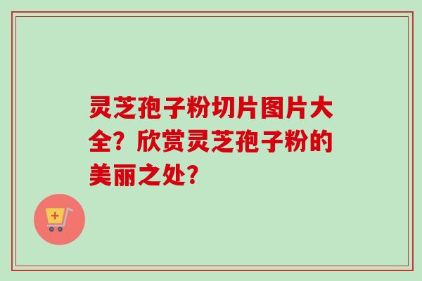 灵芝孢子粉切片图片大全?欣赏灵芝孢子粉的美丽之处?