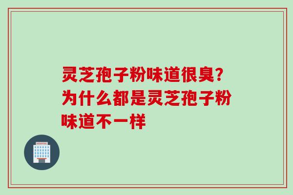 灵芝孢子粉味道很臭？为什么都是灵芝孢子粉味道不一样