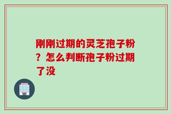刚刚过期的灵芝孢子粉？怎么判断孢子粉过期了没