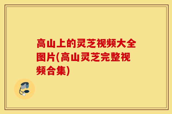 高山上的灵芝视频大全图片(高山灵芝完整视频合集)