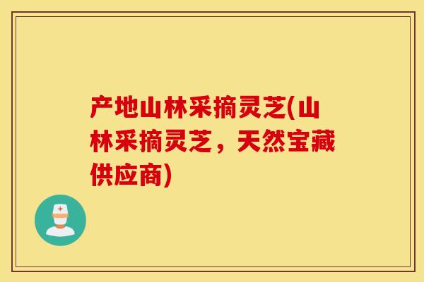 产地山林采摘灵芝(山林采摘灵芝，天然宝藏供应商)