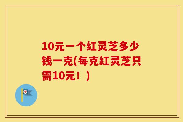 10元一个红灵芝多少钱一克(每克红灵芝只需10元！)