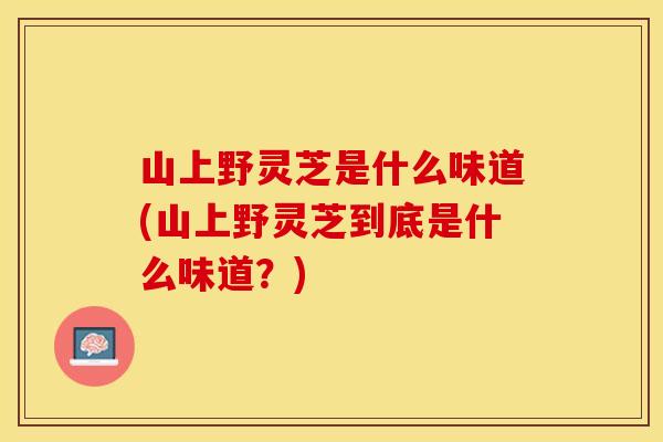 山上野灵芝是什么味道(山上野灵芝到底是什么味道？)