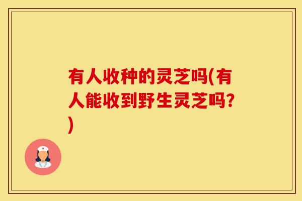 有人收种的灵芝吗(有人能收到野生灵芝吗？)