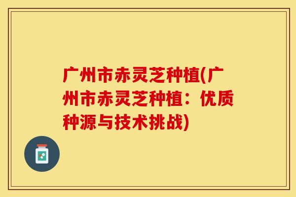 广州市赤灵芝种植(广州市赤灵芝种植：优质种源与技术挑战)