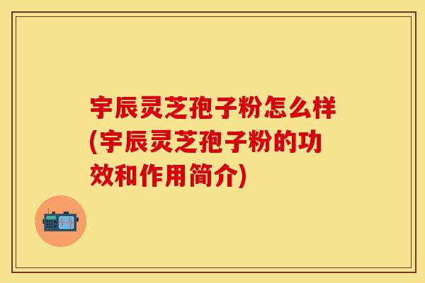 宇辰灵芝孢子粉怎么样(宇辰灵芝孢子粉的功效和作用简介)