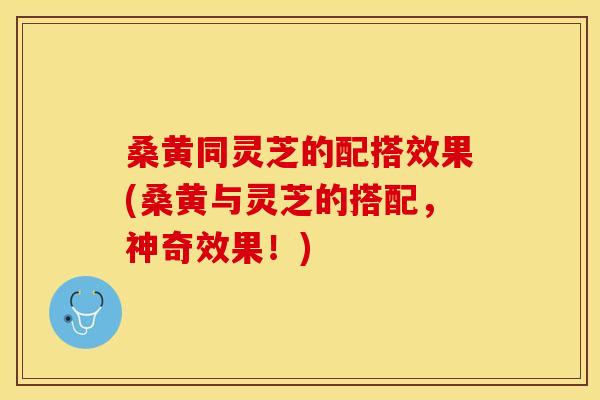 桑黄同灵芝的配搭效果(桑黄与灵芝的搭配，神奇效果！)