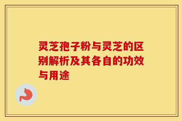 灵芝孢子粉与灵芝的区别解析及其各自的功效与用途
