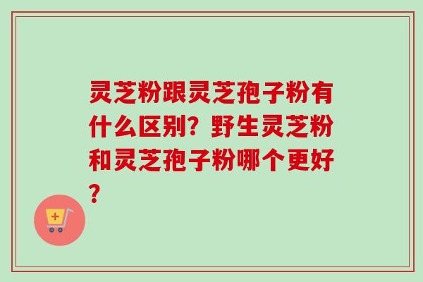 灵芝粉跟灵芝孢子粉有什么区别？野生灵芝粉和灵芝孢子粉哪个更好？