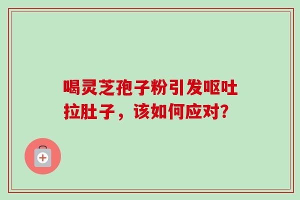 喝灵芝孢子粉引发呕吐拉肚子，该如何应对？