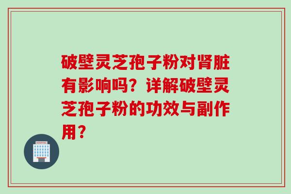 破壁灵芝孢子粉对肾脏有影响吗？详解破壁灵芝孢子粉的功效与副作用？