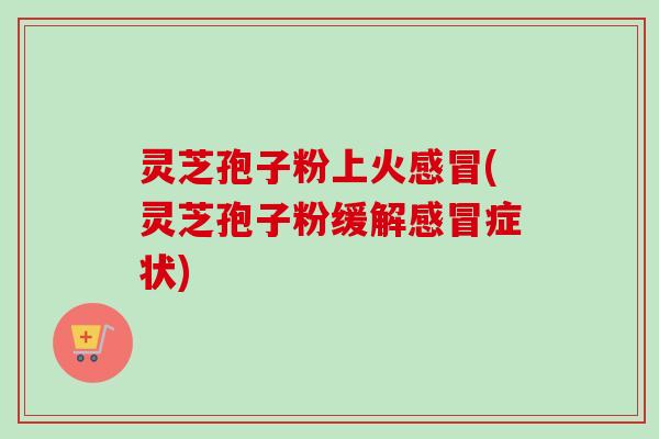 灵芝孢子粉上火感冒(灵芝孢子粉缓解感冒症状)