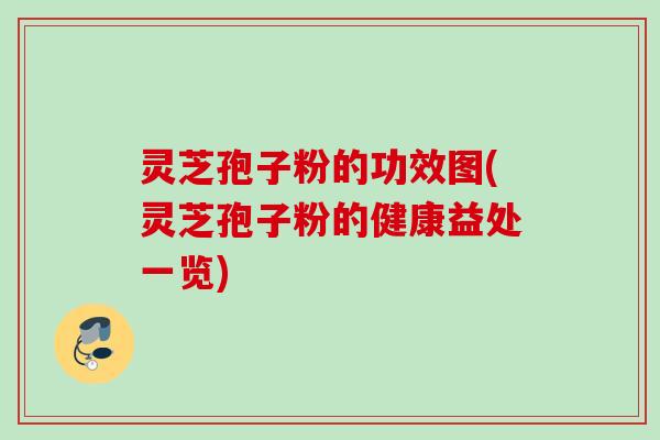 灵芝孢子粉的功效图(灵芝孢子粉的健康益处一览)
