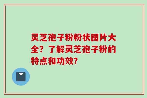 灵芝孢子粉粉状图片大全?了解灵芝孢子粉的特点和功效?