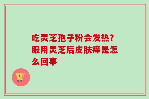 吃灵芝孢子粉会发热?服用灵芝后皮肤痒是怎么回事