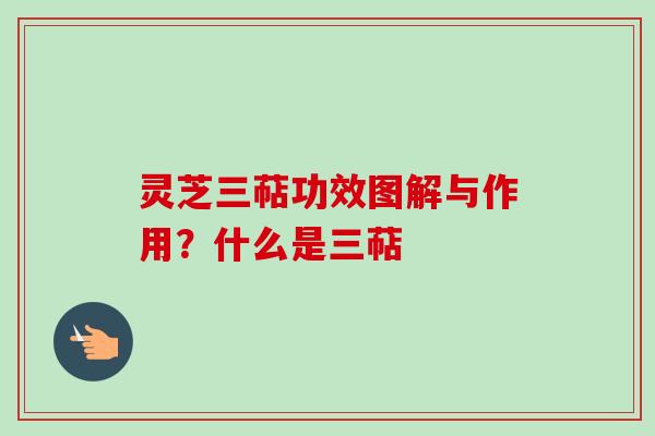 灵芝三萜功效图解与作用？什么是三萜