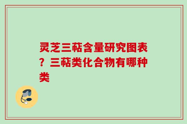 灵芝三萜含量研究图表？三萜类化合物有哪种类