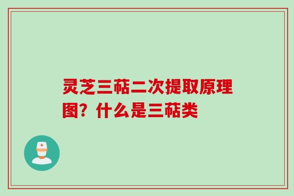灵芝三萜二次提取原理图？什么是三萜类