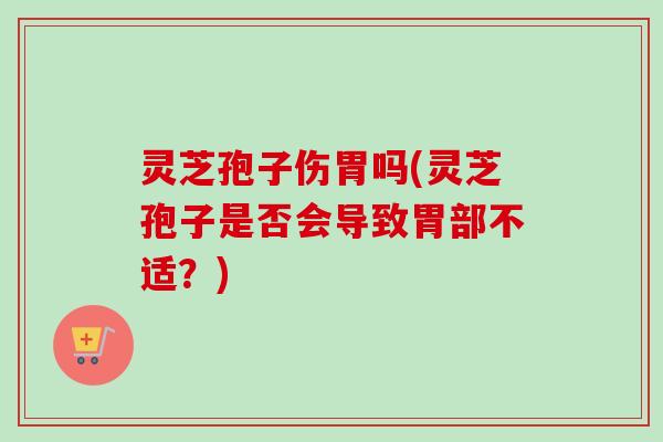 灵芝孢子伤胃吗(灵芝孢子是否会导致胃部不适？)