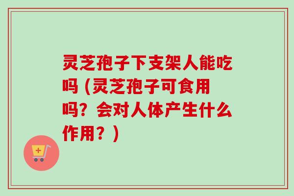 灵芝孢子下支架人能吃吗 (灵芝孢子可食用吗?会对人体产生什么作用?) 灵芝孢子下支架人能吃吗 (灵芝孢子可食用吗?会对人体产生什么作用?)