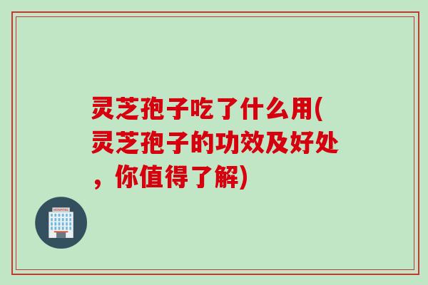 灵芝孢子吃了什么用(灵芝孢子的功效及好处,你值得了解) 灵芝孢子吃了什么用(灵芝孢子的功效及好处,你值得了解)