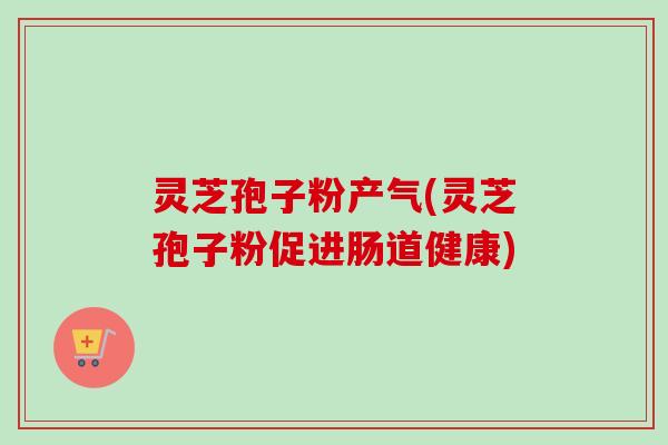 灵芝孢子粉产气(灵芝孢子粉促进肠道健康)