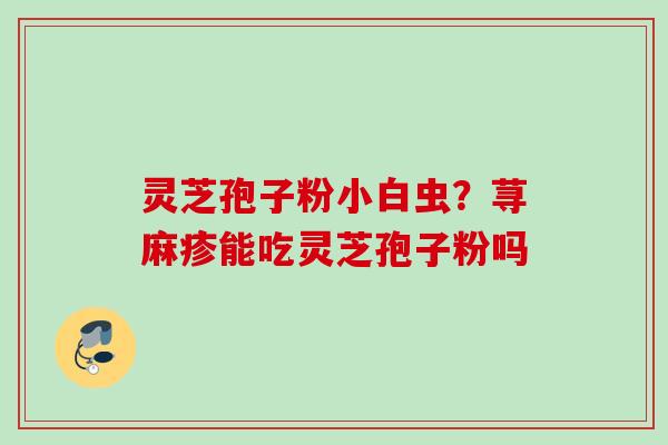灵芝孢子粉小白虫?荨麻疹能吃灵芝孢子粉吗