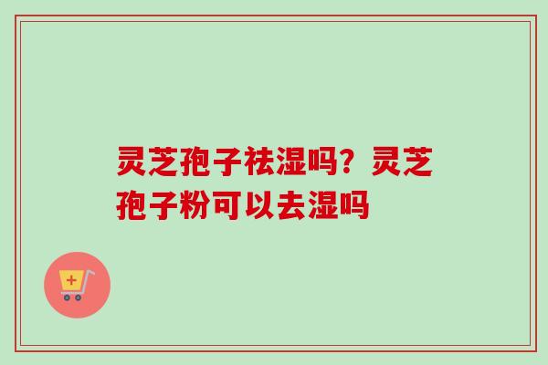 灵芝孢子祛湿吗？灵芝孢子粉可以去湿吗