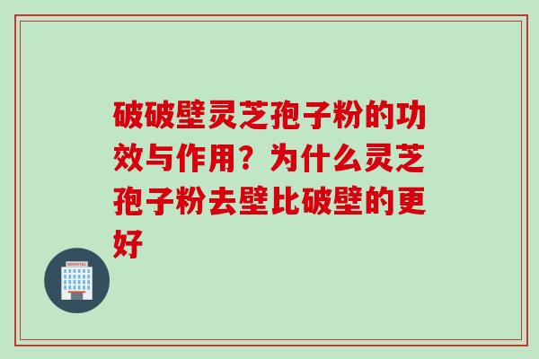 破破壁灵芝孢子粉的功效与作用？为什么灵芝孢子粉去壁比破壁的更好