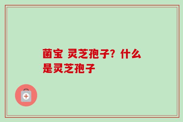 菌宝 灵芝孢子？什么是灵芝孢子
