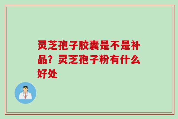 灵芝孢子胶囊是不是补品？灵芝孢子粉有什么好处