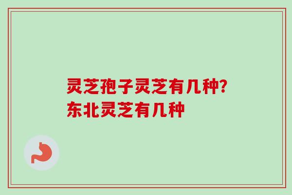 灵芝孢子灵芝有几种？东北灵芝有几种