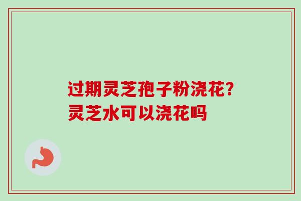 过期灵芝孢子粉浇花？灵芝水可以浇花吗