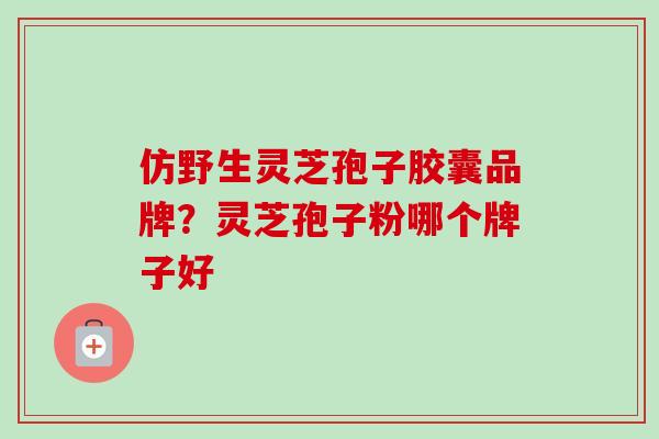 仿野生灵芝孢子胶囊品牌?灵芝孢子粉哪个牌子好 仿野生灵芝孢子胶囊品牌?灵芝孢子粉哪个牌子好
