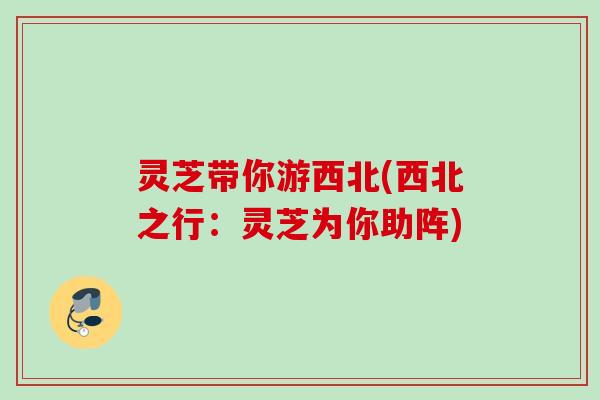 灵芝带你游西北(西北之行：灵芝为你助阵)