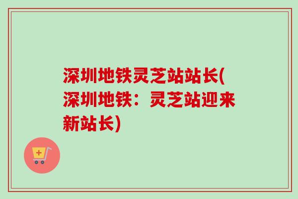 深圳地铁灵芝站站长(深圳地铁：灵芝站迎来新站长)