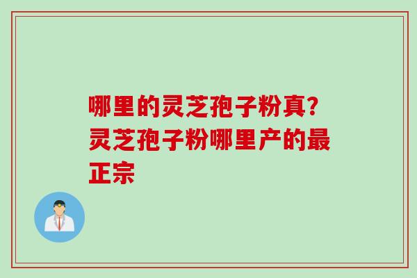 哪里的灵芝孢子粉真?灵芝孢子粉哪里产的正宗 哪里的灵芝孢子粉真?灵芝孢子粉哪里产的正宗