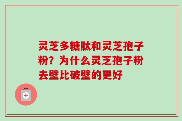 灵芝多糖肽和灵芝孢子粉?为什么灵芝孢子粉去壁比破壁的更好 灵芝多糖肽和灵芝孢子粉?为什么灵芝孢子粉去壁比破壁的更好