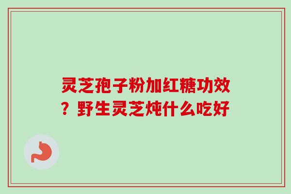 灵芝孢子粉加红糖功效？野生灵芝炖什么吃好