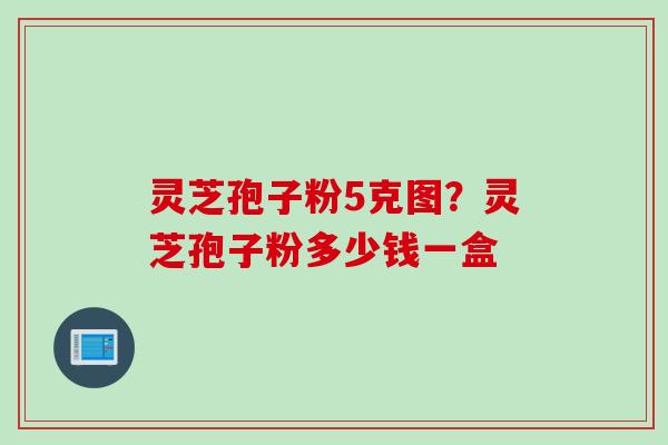 灵芝孢子粉5克图？灵芝孢子粉多少钱一盒