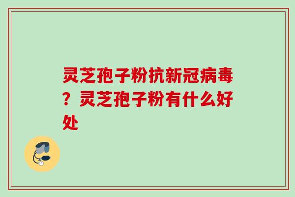 灵芝孢子粉抗新冠?灵芝孢子粉有什么好处 灵芝孢子粉抗新冠?灵芝孢子粉有什么好处