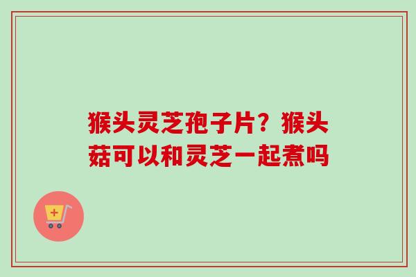 猴头灵芝孢子片?猴头菇可以和灵芝一起煮吗