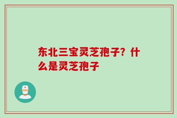 东北三宝灵芝孢子？什么是灵芝孢子