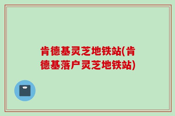 肯德基灵芝地铁站(肯德基落户灵芝地铁站)