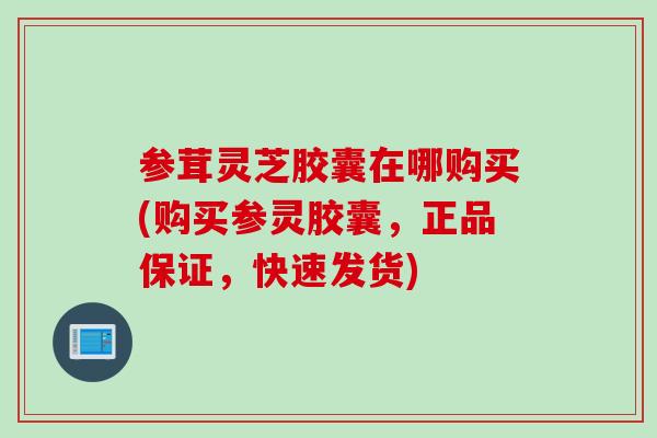 参茸灵芝胶囊在哪购买(购买参灵胶囊，正品保证，快速发货)