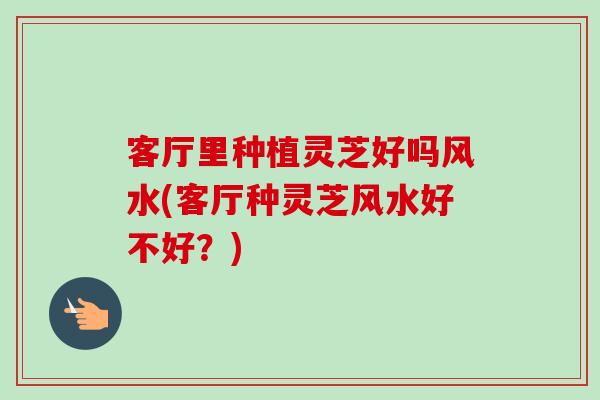客厅里种植灵芝好吗风水(客厅种灵芝风水好不好？)