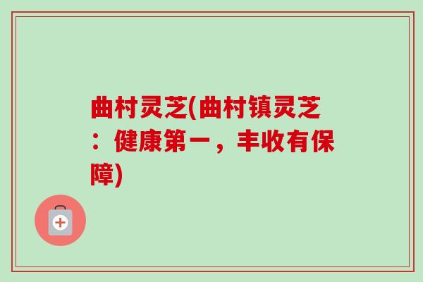 曲村灵芝(曲村镇灵芝：健康第一，丰收有保障)