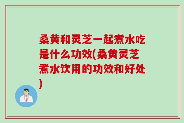 桑黄和灵芝一起煮水吃是什么功效(桑黄灵芝煮水饮用的功效和好处)
