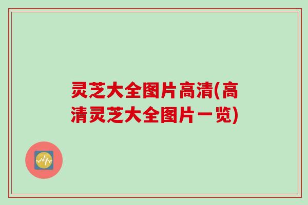 灵芝大全图片高清(高清灵芝大全图片一览)