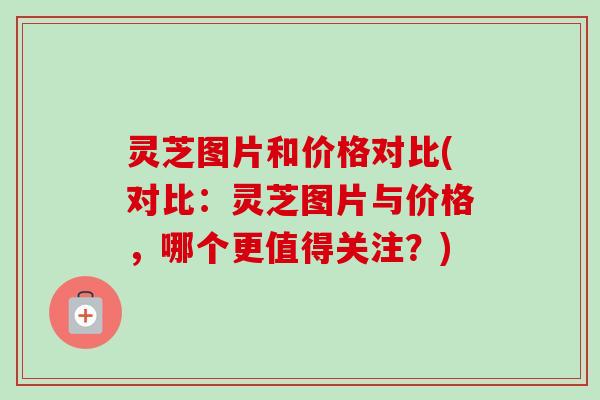 灵芝图片和价格对比(对比：灵芝图片与价格，哪个更值得关注？)